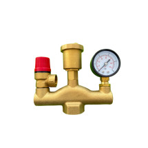 Emniyet vinteli manometrli